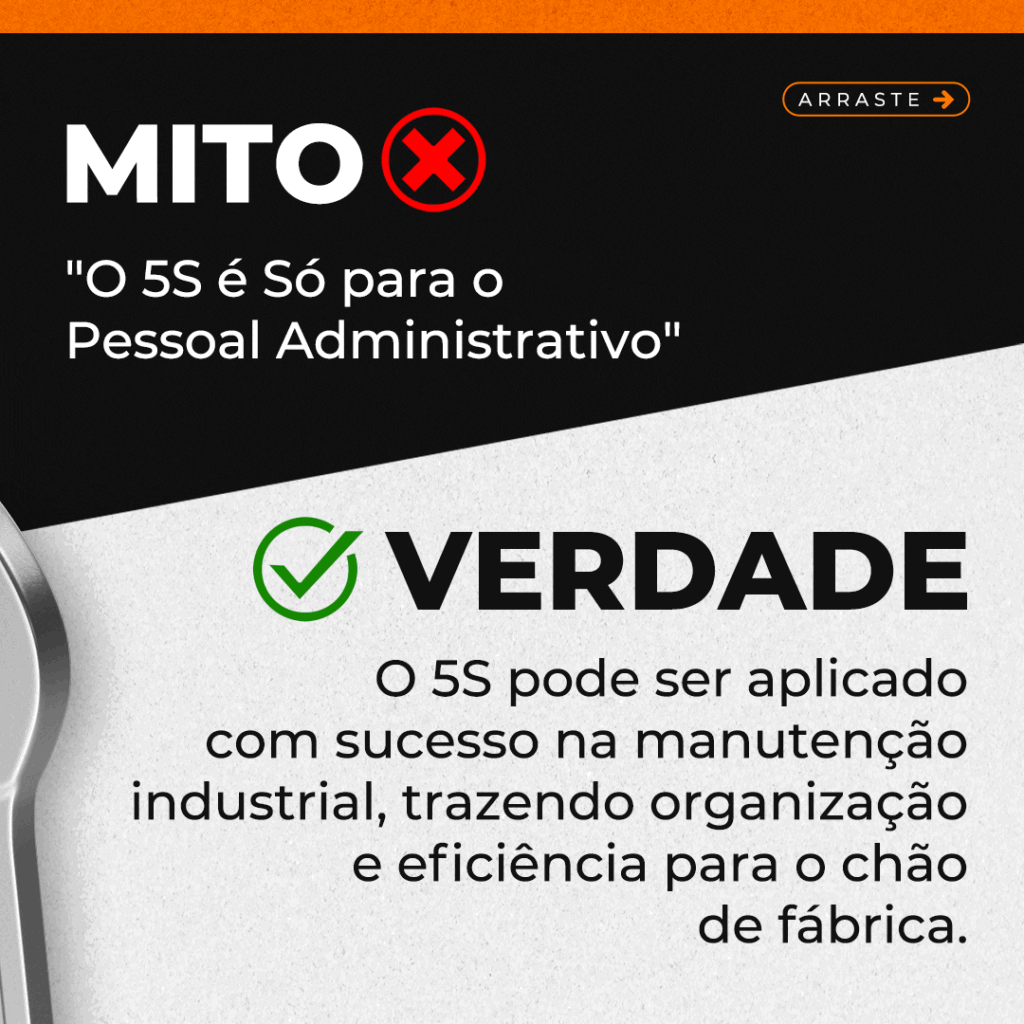 Mito e Verdade sobre o 5S na Manutenção Industrial