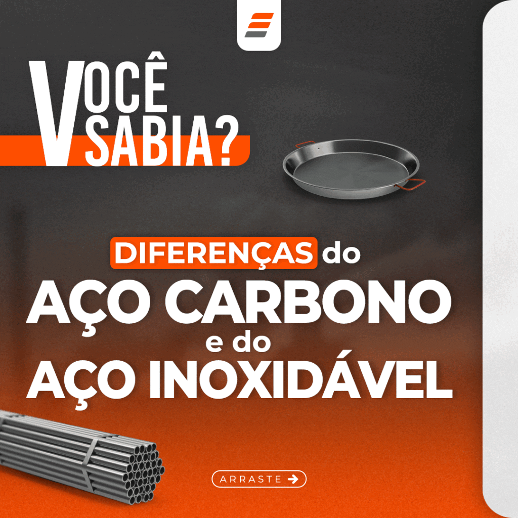 Diferenças do Aço Carbono e do Aço Inoxidável