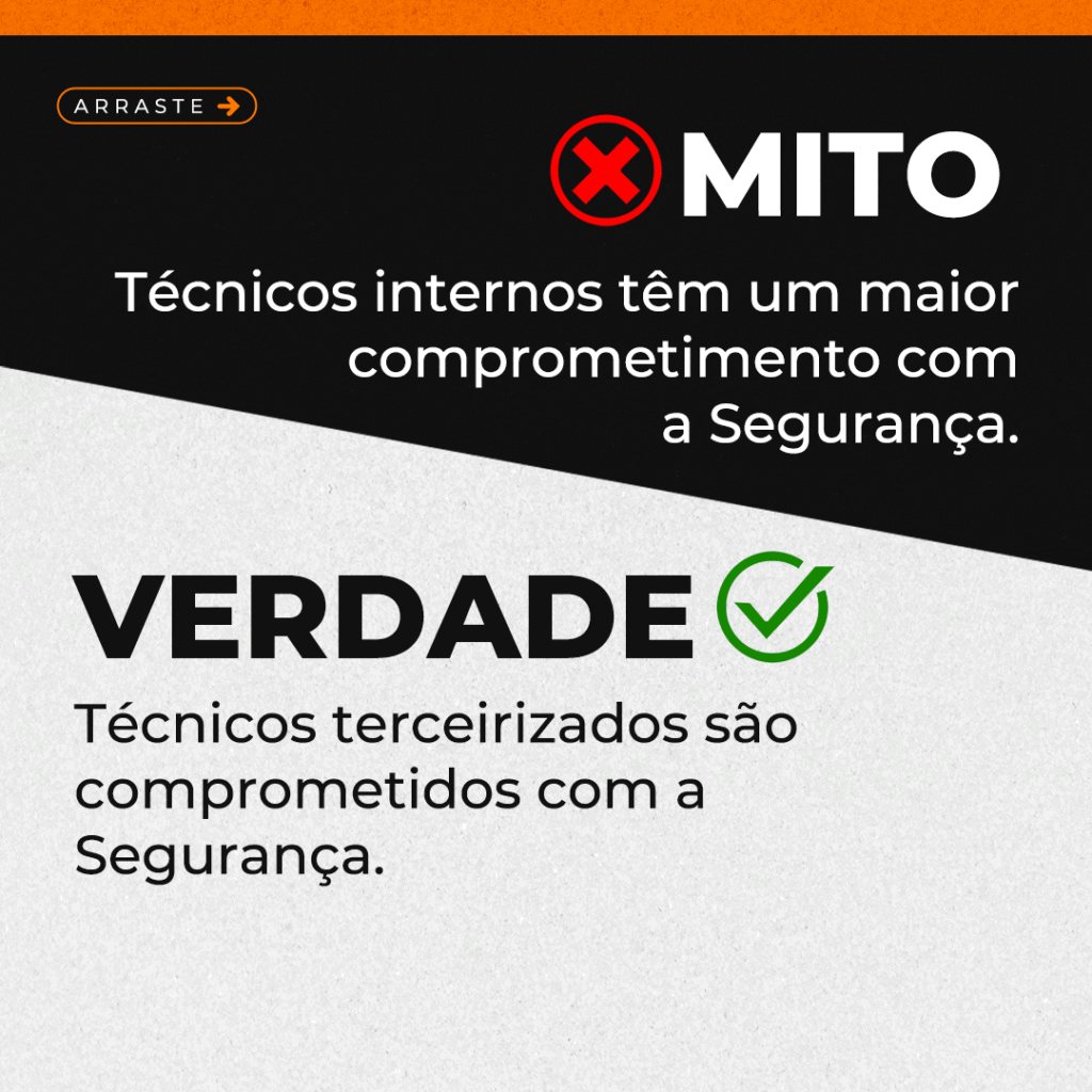 Mitos ou Verdades: A Manutenção Terceirizada é Menos Eficiente do que a Manutenção Interna?